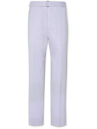 Officine Générale - Nicolas Straight-Leg Virgin Wool Suit Trousers - Purple