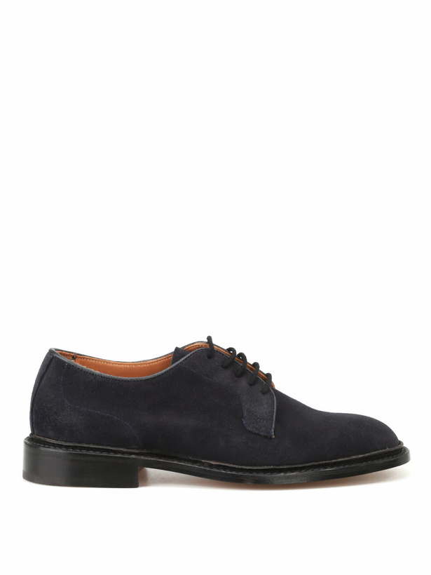 Photo: Tricker's Robert Plain Derby Castorino Suede