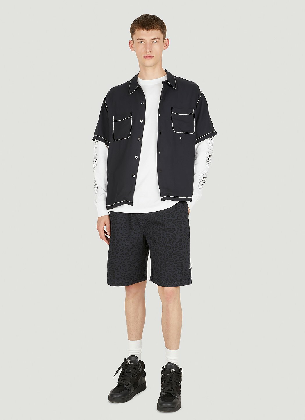 Stüssy Contrast Pick Stitched Shirt
