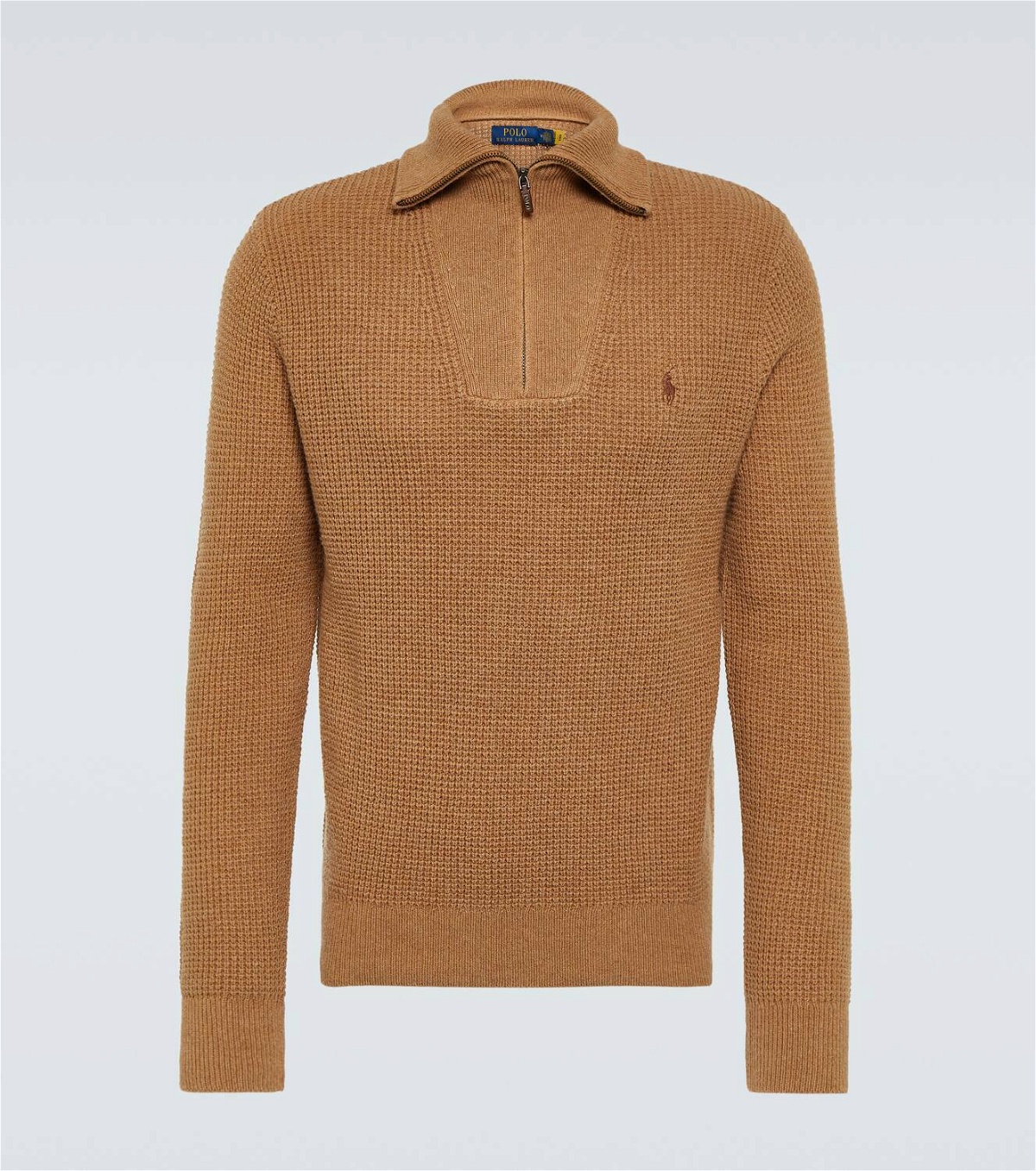 Polo Ralph Lauren Wool and cotton half-zip sweater