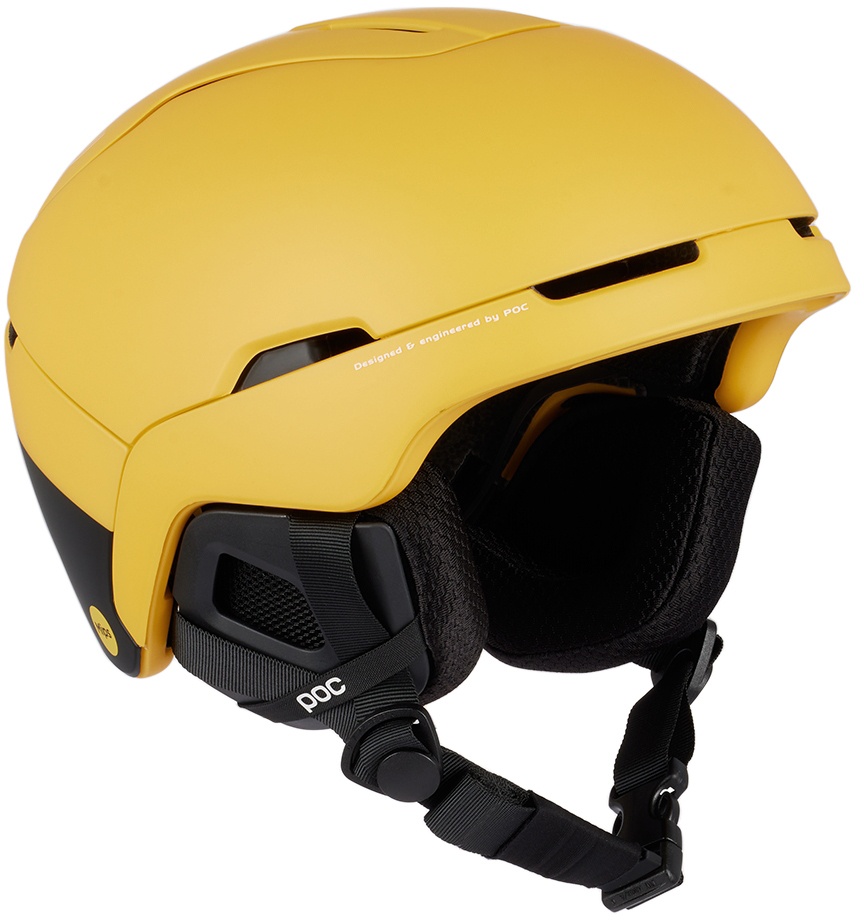 POC Yellow Obex BC MIPS Snow Helmet POC