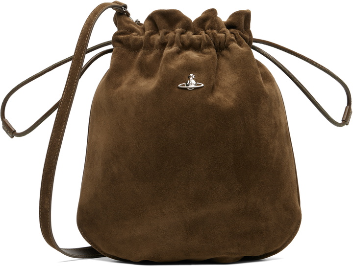Photo: Vivienne Westwood Khaki Drawstring Pouch Bag