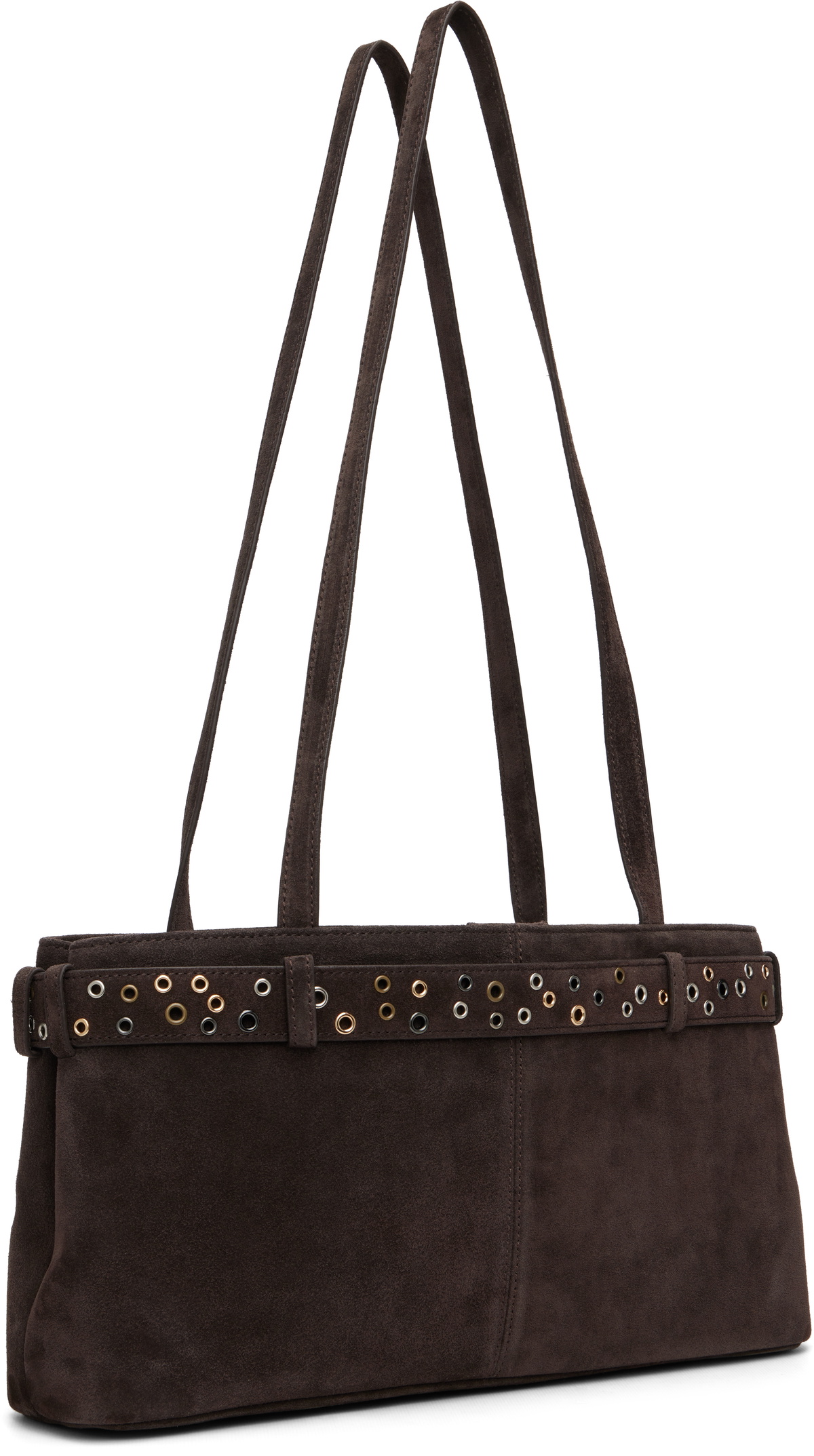 OSOI Brown Shoulder Brocle Bag