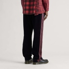 Needles Men's Velour Narrow Track Pants in Navy