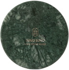 Binu Binu SSENSE Exclusive Green Marble Incense Holder