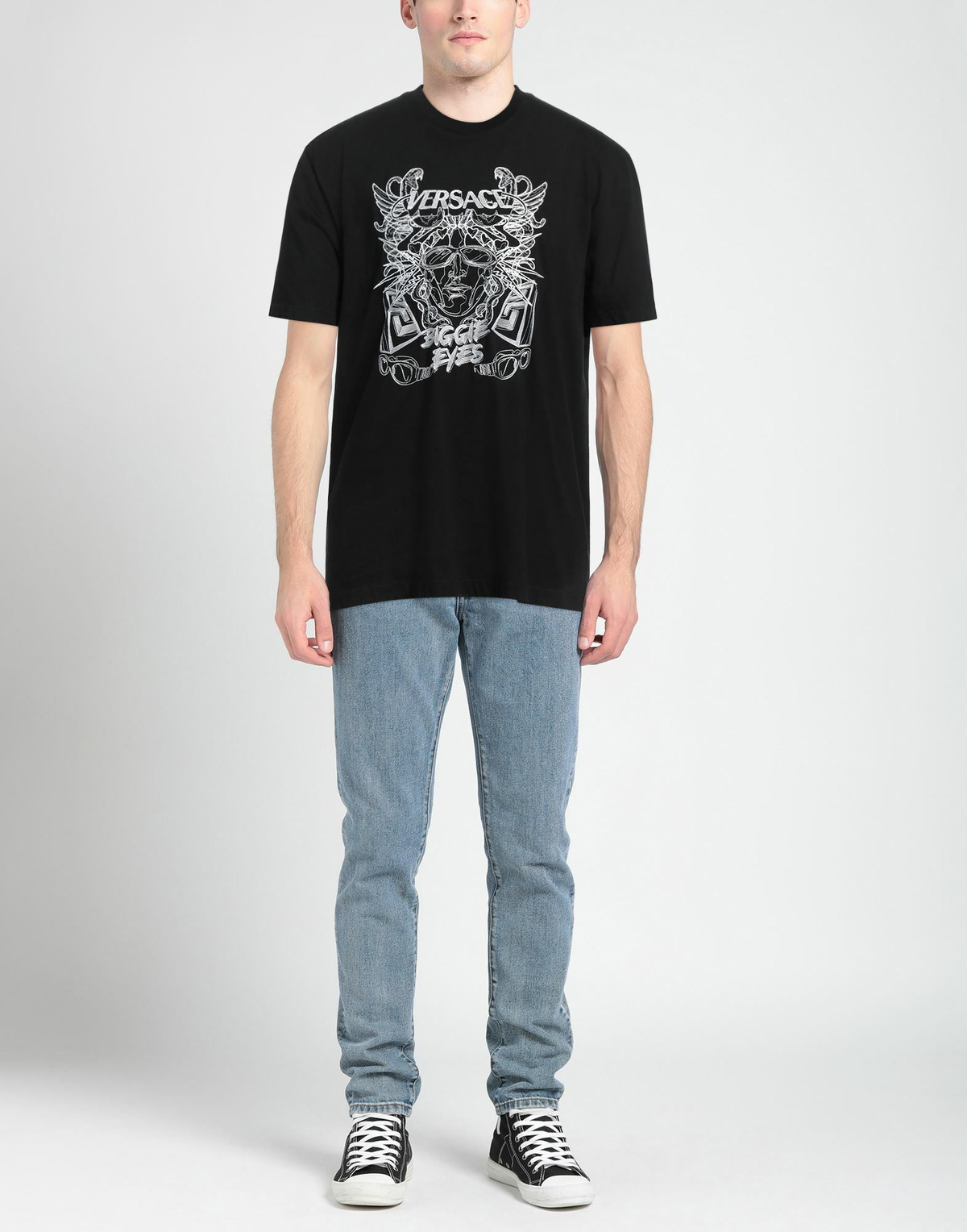 Versace Mens T-shirt in Black