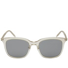 Saint Laurent Sunglasses Men's Saint Laurent SL 489/K Sunglasses in Beige/Silver