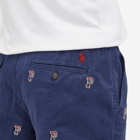 Polo Ralph Lauren Men's P-Wing Prepster Shorts in Newport Navy With P-Wing