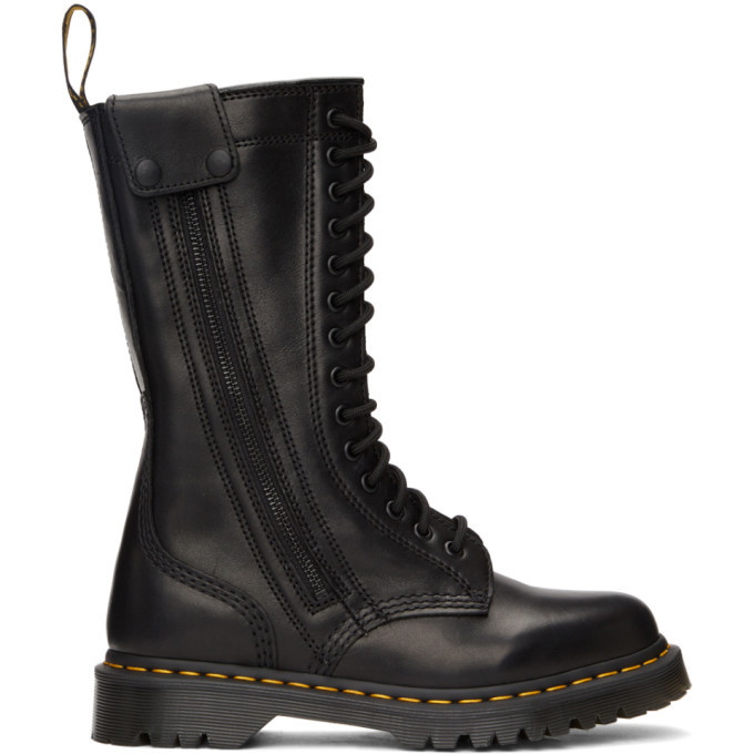 Photo: Dr. Martens Black Hanely Lace-Up Boots