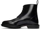A.P.C. Black Leather Charlie Boots
