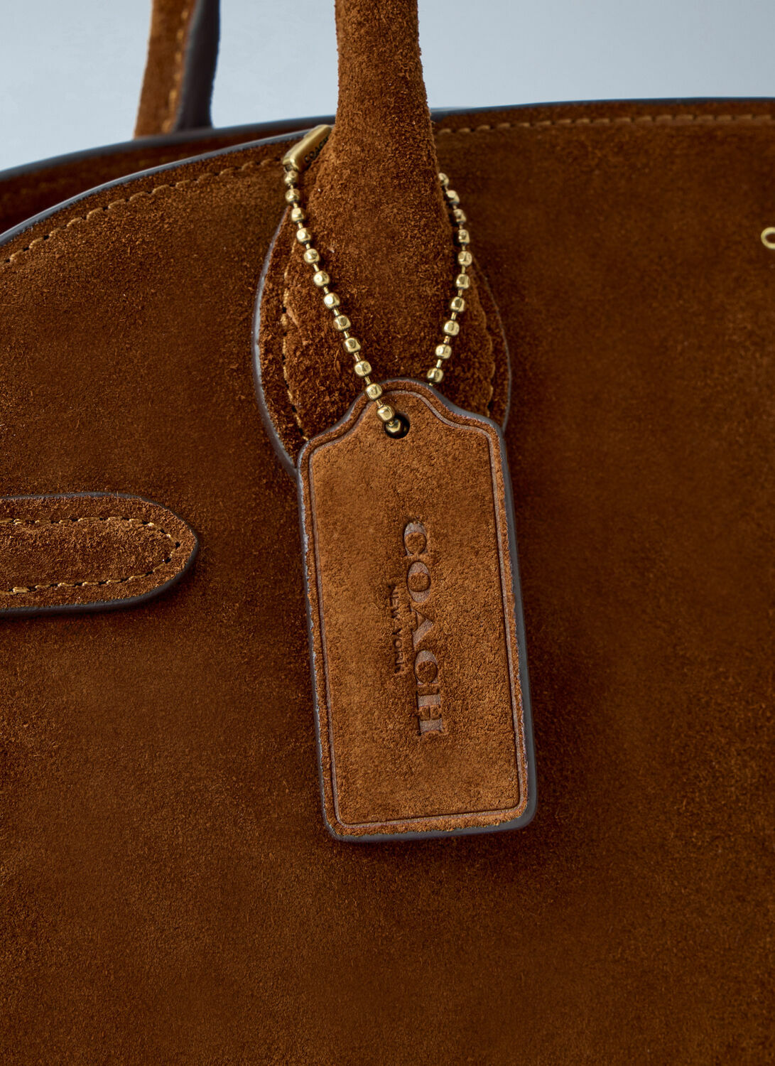 Coach Suede Empire Carryall Bag 34