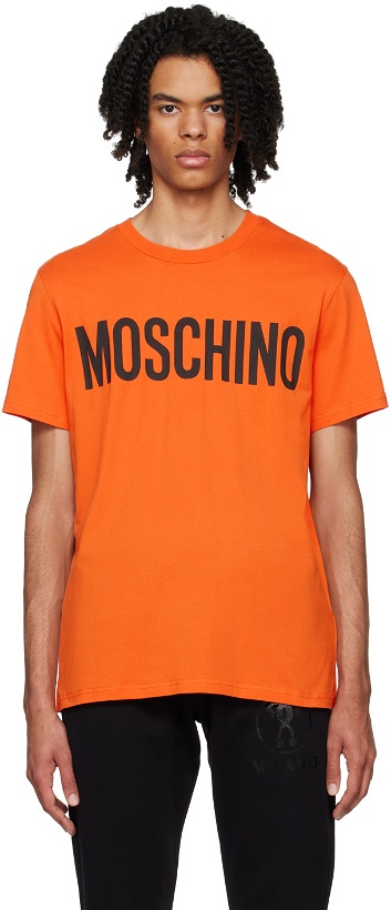 Photo: Moschino Orange Printed T-Shirt
