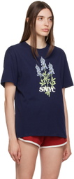 Saturdays NYC Navy 'Blue Bonnets' T-Shirt