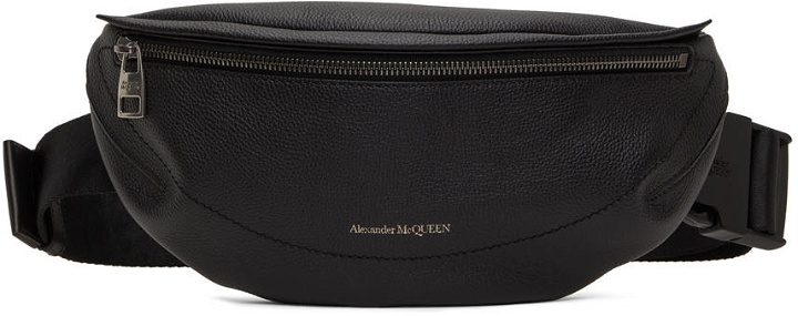 Photo: Alexander McQueen Black Posillipo Belt Bag