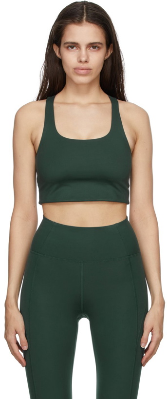 Photo: Girlfriend Collective Green Tommy Sports Bra