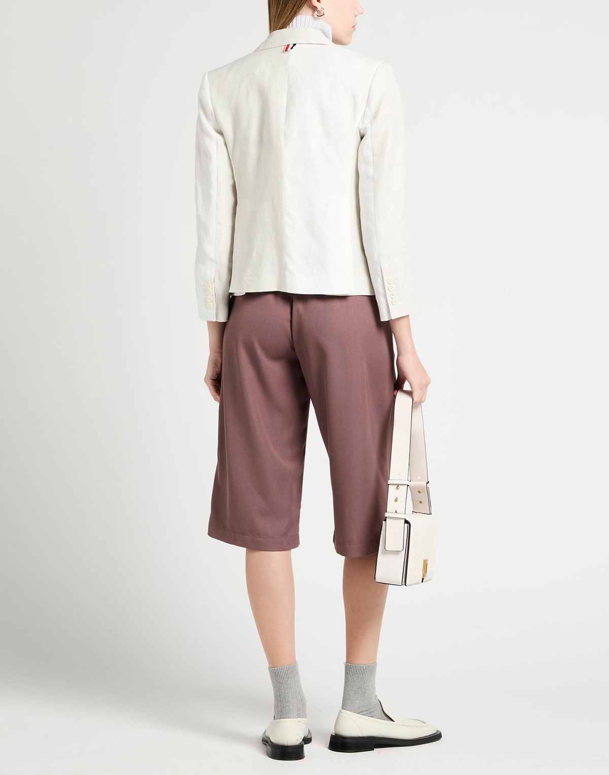 Thom Browne Womens Blazer Ivory