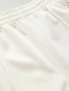 Needles - Straight-Leg Webbing-Trimmed Tech-Jersey Track Pants - White
