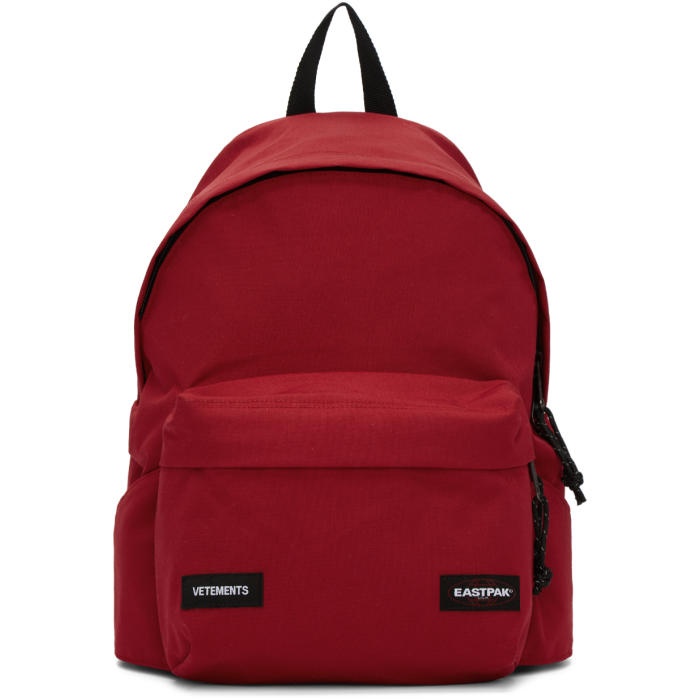 Photo: Vetements Red Eastpak Edition Tourist Convertible Backpack 