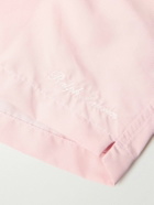 Ralph Lauren Purple label - Straight-Leg Mid-Length Logo-Embroidered Swim Shorts - Pink