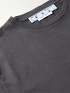 Off-White - Logo-Print Cotton-Jersey T-Shirt - Gray