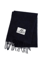 Marni Midnight Blue Alpaca Blend Scarf
