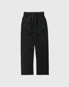 Awake Embroidered Logo Open End Sweatpant Black - Mens - Casual Pants