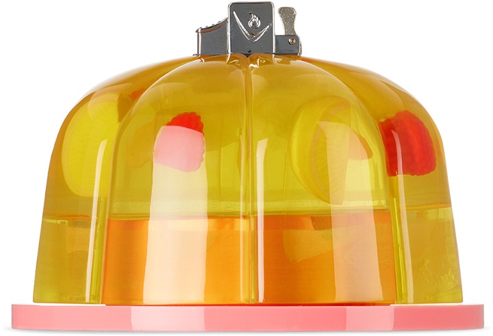 Photo: Edie Parker Yellow & Pink Jello Tabletop Lighter