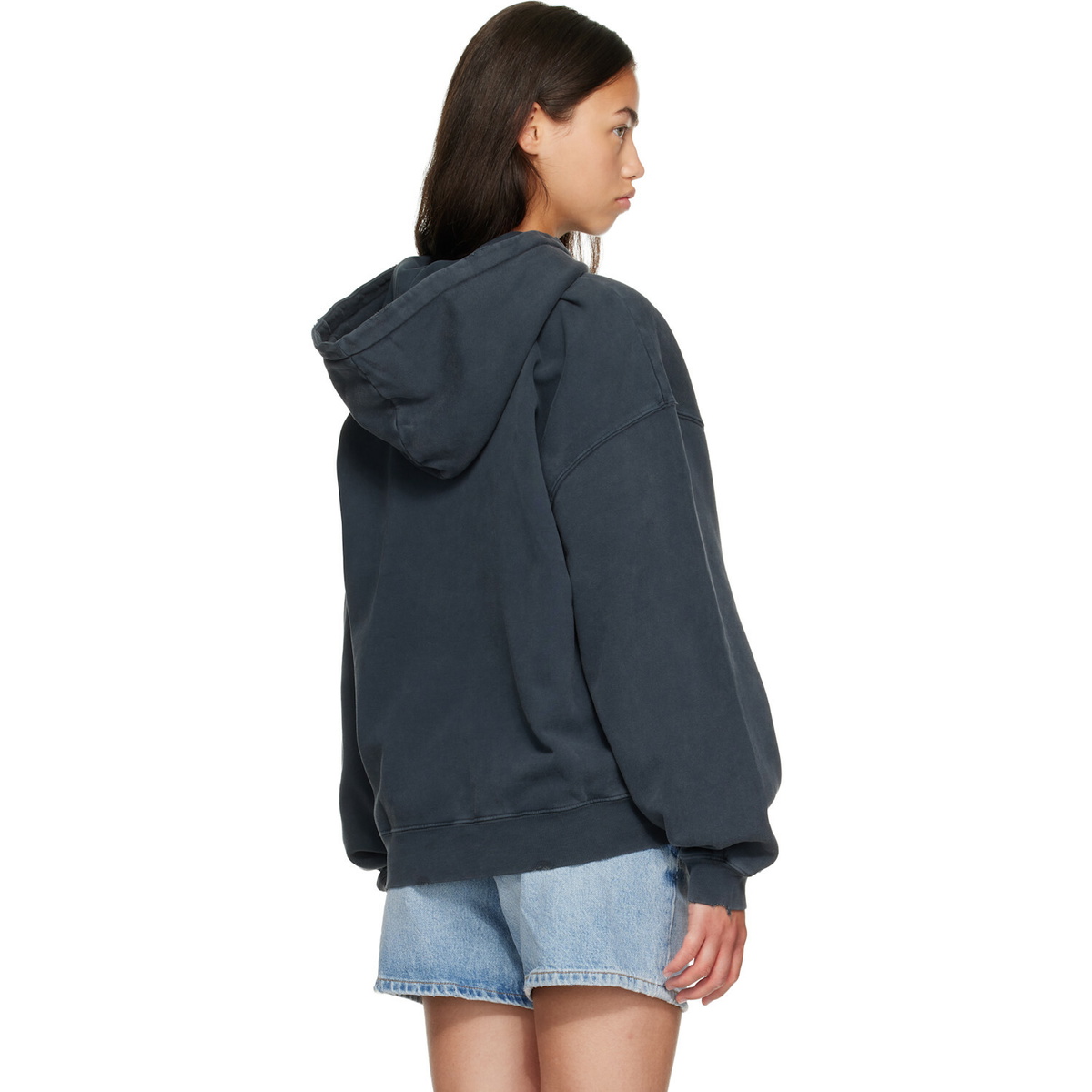 ANINE BING Black Harvey Hoodie