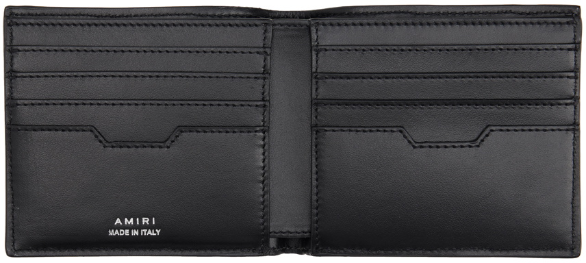 AMIRI Black & Gray MA Quad Bi-Fold Wallet Amiri