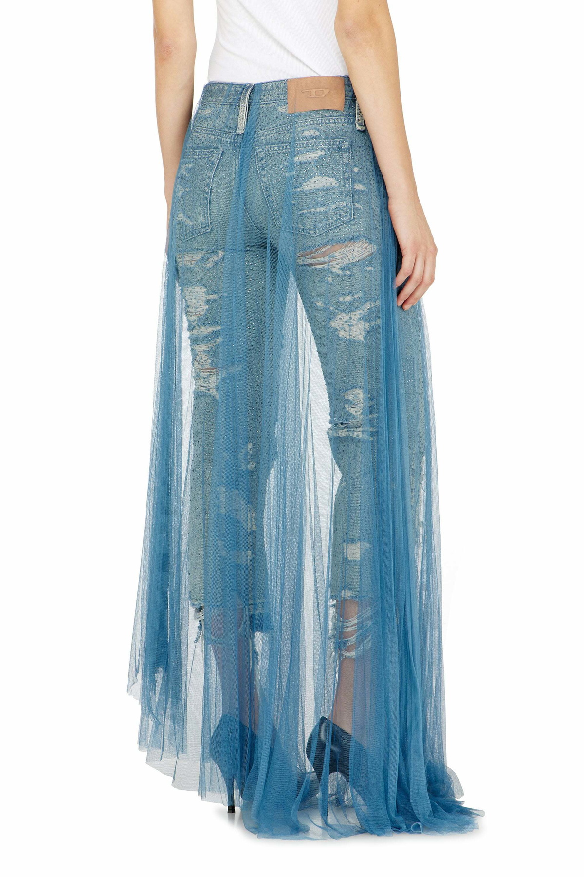 Diesel Regular Jeans Regular Waist D-Aisi, Medium blue, Zip fly
