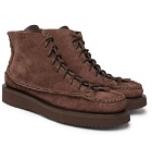 Yuketen - Sneaker Moc High Leather Boots - Chocolate