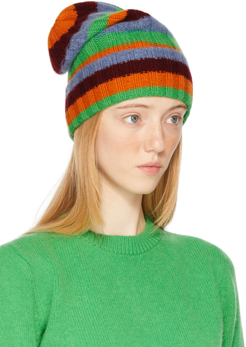 The Elder Statesman Multicolor Beanie Multicolor Rorschach Beanie – On Sale Now with Up to 52% Off  main image 2