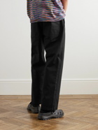 Randy's Garments - Straight-Leg Cotton-Ripstop Trousers - Black