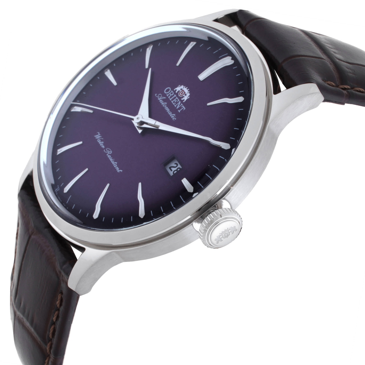 Orient Classic Automatic Purple Dial Mens Watch RA-AC0032V30B