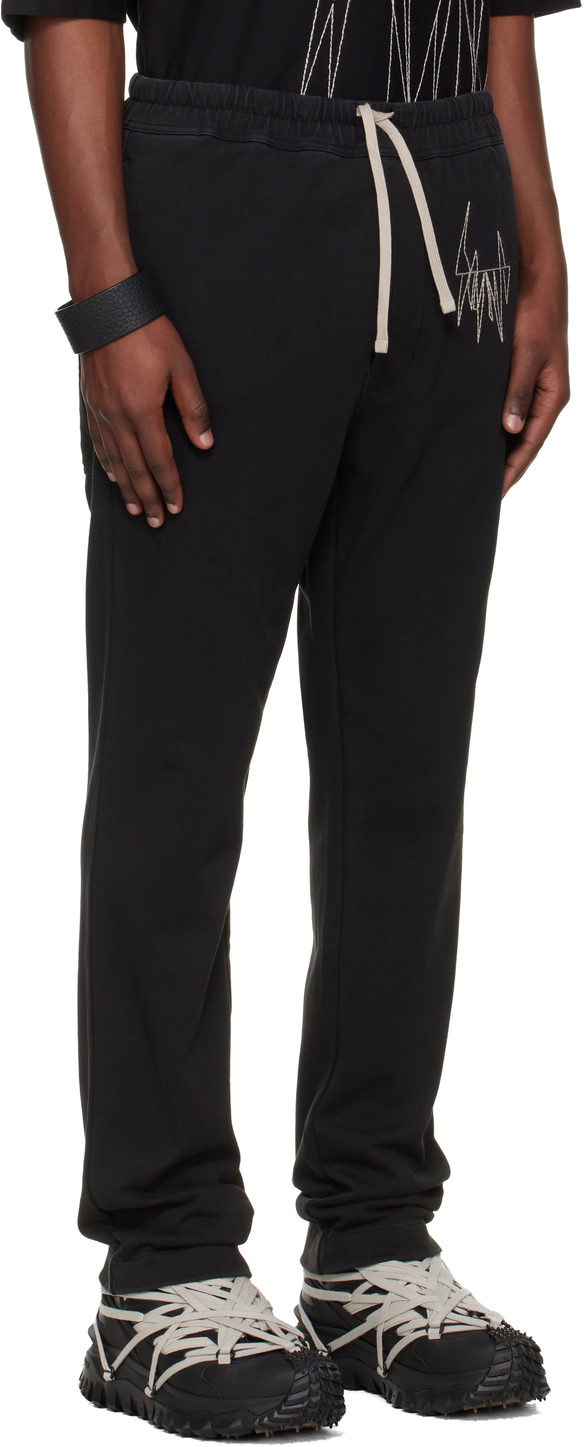 Rick Owens Moncler + Rick Owens Black Jogger Sweatpants