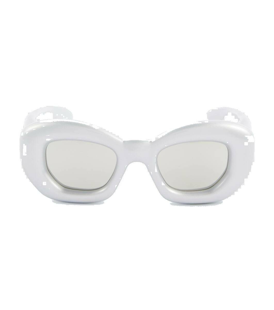 Loewe Inflated metallic butterfly sunglasses Loewe