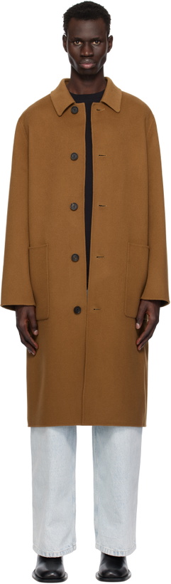 Photo: MACKAGE Tan Beckett Handmade Wool Coat