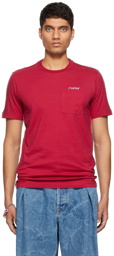 Marni Red & Black Paneled Organic Cotton T-Shirt