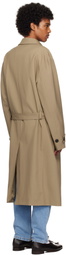 Róhe Khaki Relaxed Tailored Car Coat