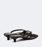 Toteme Suede thong sandals