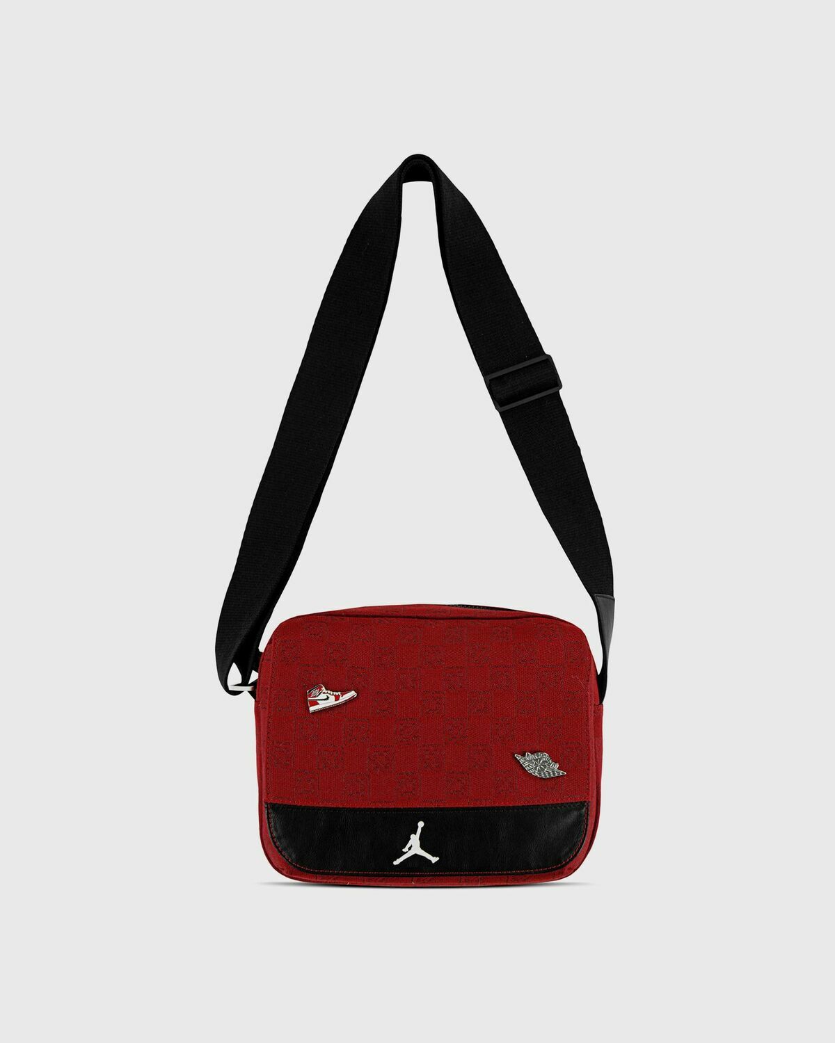 Jordan JAM MONOGRAM MINI MESSENGER BAG Red Mens Messenger & Crossbody Bag