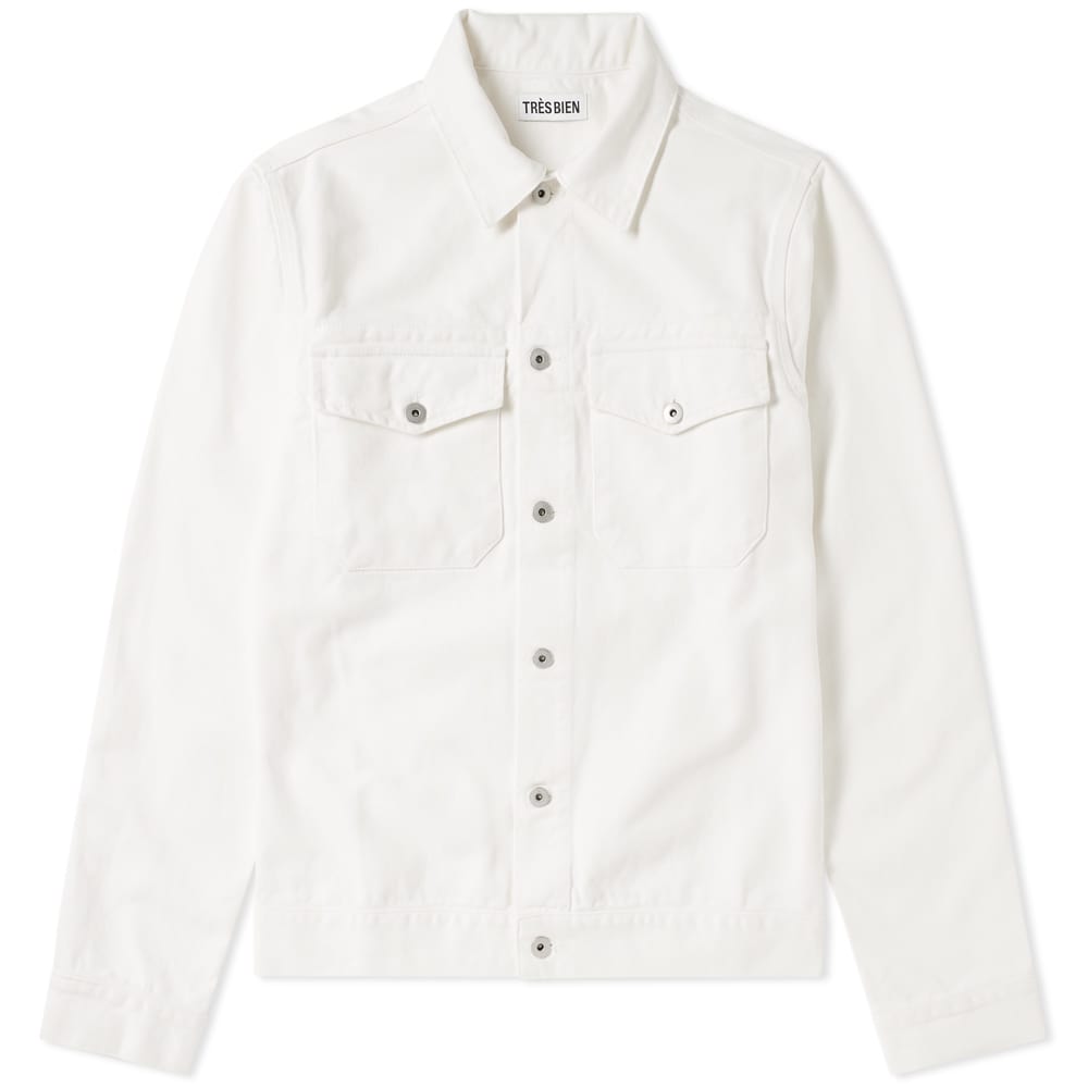 Tr&egrave;s Bien Jean Jacket White Très Bien 