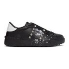 Valentino Black Valentino Garavani Inez and Vinoodh Edition Flower Rockstud Untitled Sneakers