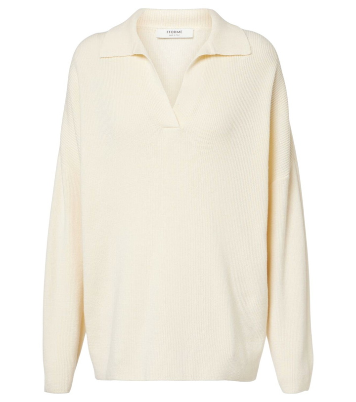 Photo: Fforme Louise wool and cashmere polo sweater