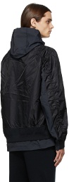 Nike Black Sacai Edition Bomber Jacket
