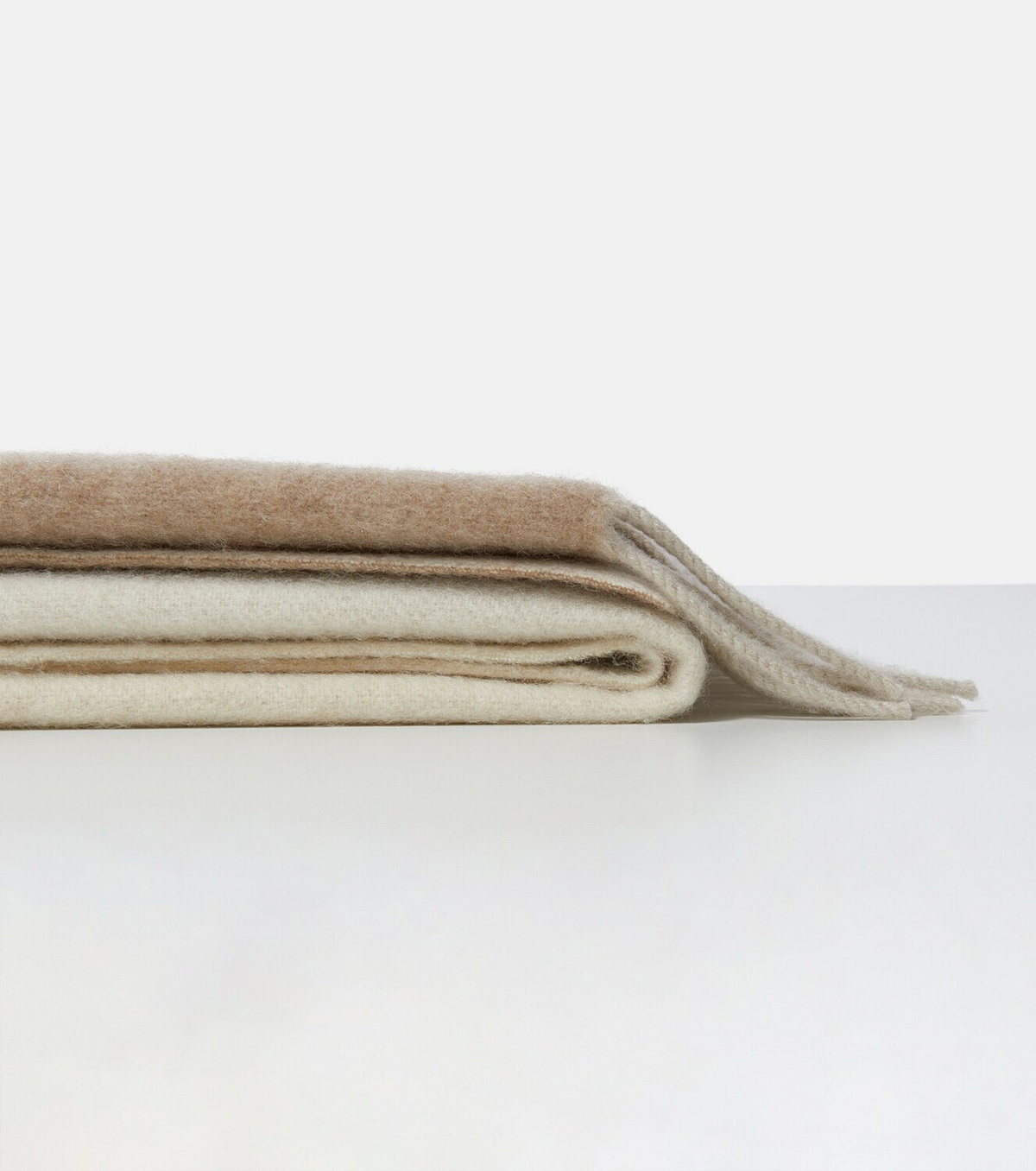 Loro Piana Dégradé striped cashmere throw