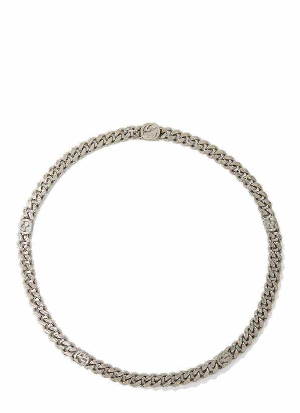 Photo: Interlocking G Necklace in Silver