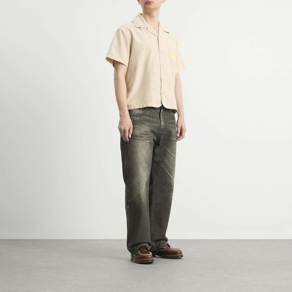 Honor the Gift Men's Brushed Camp Shirt in Sand