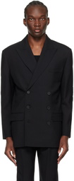 FORMA Black Flower Blazer