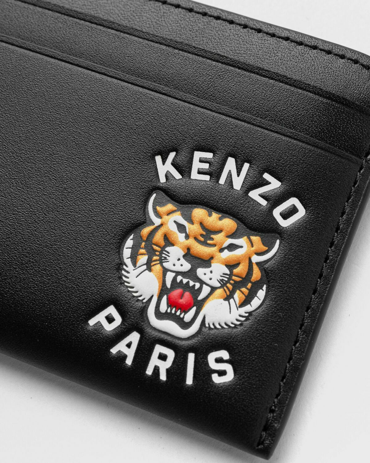 【送料&関税込】Kenzo Fabric Card Holder Kenzo Black Kenzo Paris Hana Leopard Card Holder Kenzo